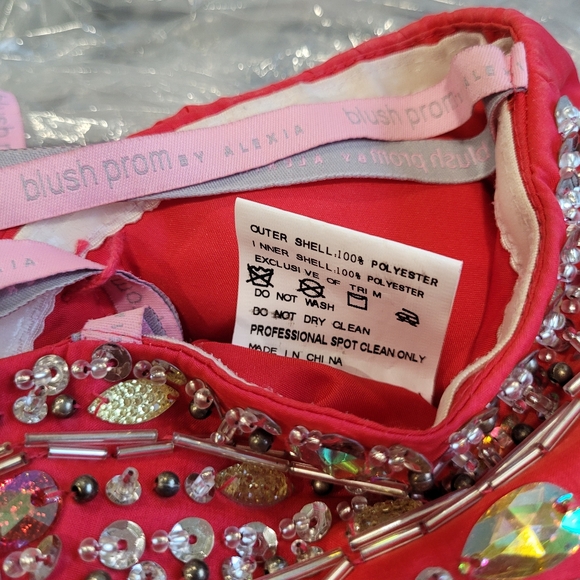 Blush prom dress evening gown - Picture 4 of 7